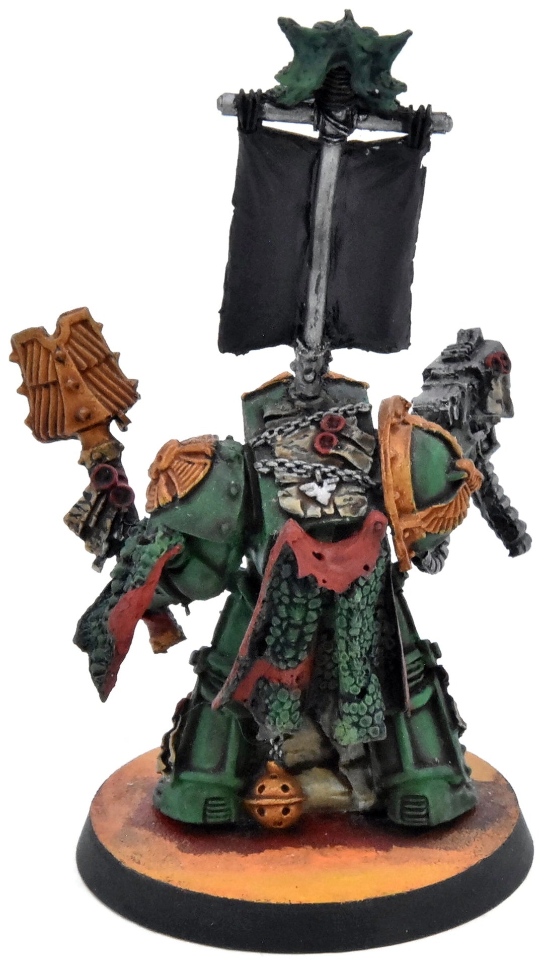 SPACE MARINES Salamanders Chaplain #1 Warhammer 40K Converted