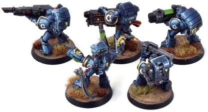 ULTRAMARINES 5 Devastator Squad #1 WELL PAINTED Warhammer 40K