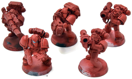 SPACE MARINES 5 Devastators Plasma & Lascannon #1 METAL Warhammer 40K