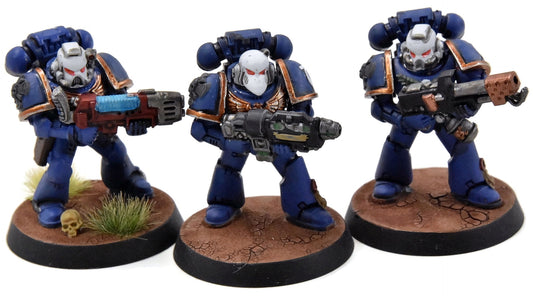 SPACE MARINES 3 Marine with Special Weapon #1 40K ultramarines