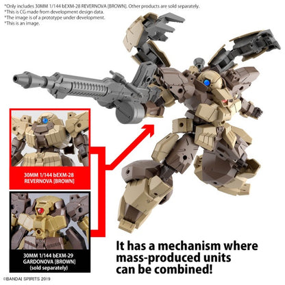 bEXM-28 REVERNOVA [BROWN] 30MM 1/144 Bandai