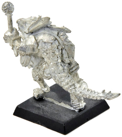 LIZARDMEN Saurus Musician Temple Guard #11 METAL Warhammer Fantasy