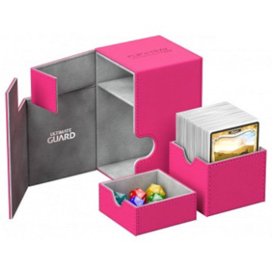Ultimate Guard Flip N Tray Deck Case Xenoskin Pink 100+
