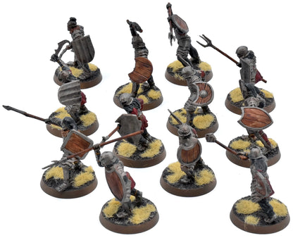 LOTR 12 Morannon Orcs #2 WELL PAINTED Middle Earth Strategy Battle Game