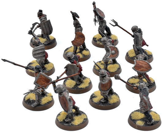 LOTR 12 Morannon Orcs #2 WELL PAINTED Middle Earth Strategy Battle Game