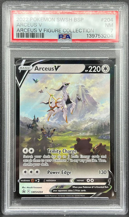 Pokemon TCG Arceus V Figure Collection SWSH204 PSA 7