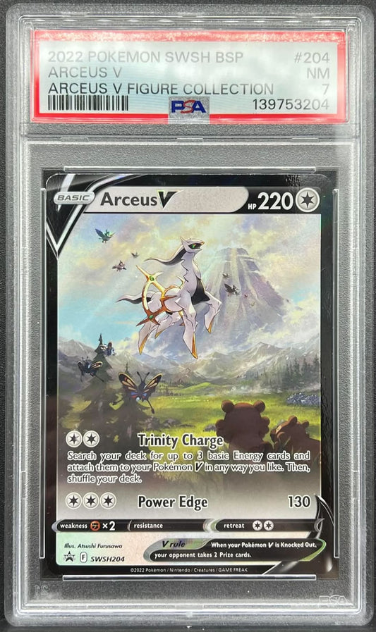 Pokemon TCG Arceus V Figure Collection SWSH204 PSA 7