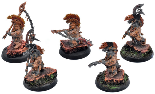 FYRESLAYERS 5 Hearthguard Berzerkers #3 WELL PAINTED Warhammer Sigmar