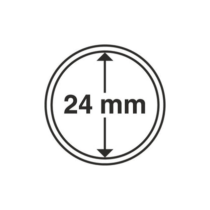 Coin Capsules Inner Diameter 24 MM