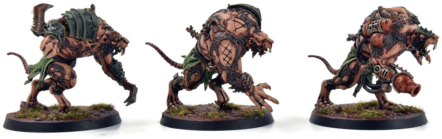 SKAVEN Rat Ogors COMMISSION PRO PAINTED Sigmar 5079