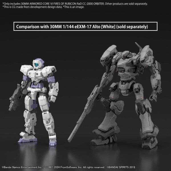 ARMORED CORE VI FIRES OF RUBICON RaD CC-2000 ORBITER 30MM Bandai