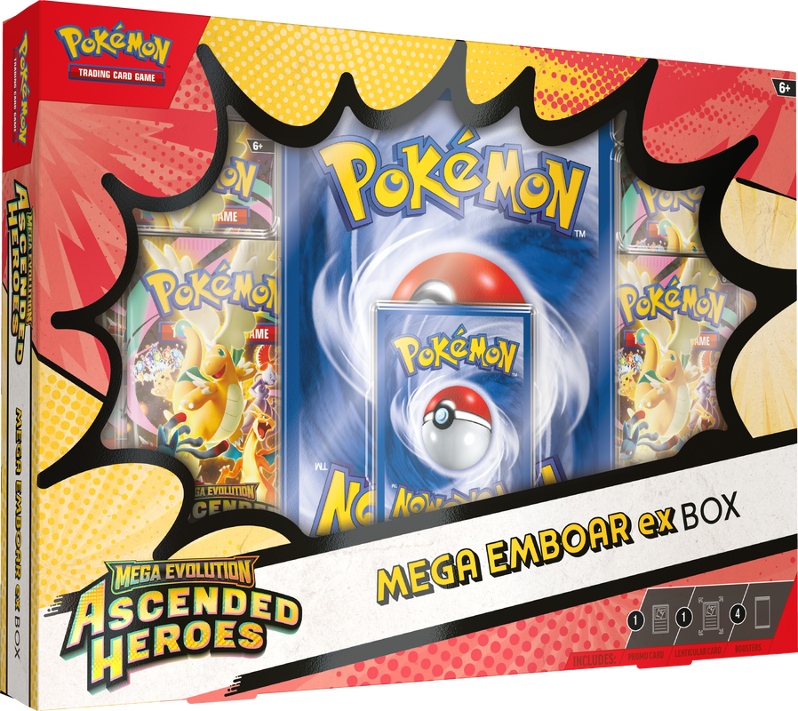Pokemon TCG ME2.5 Ascended Heroes Mega Emboar ex Box (EN) (PRE ORDER)