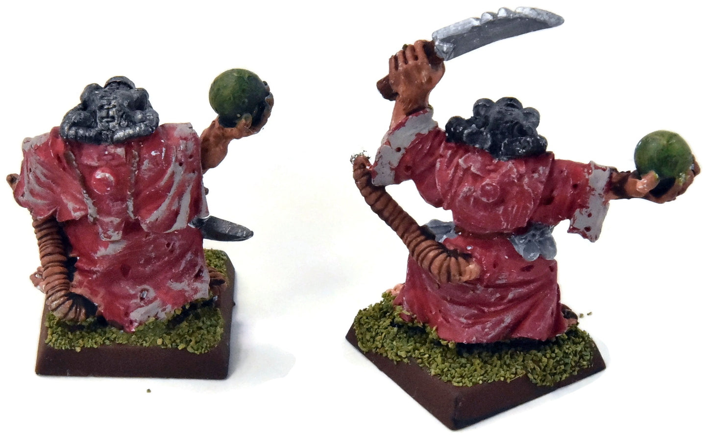 SKAVEN 2 Skryre Acolytes #3 METAL No backpacks Warhammer Fantasy