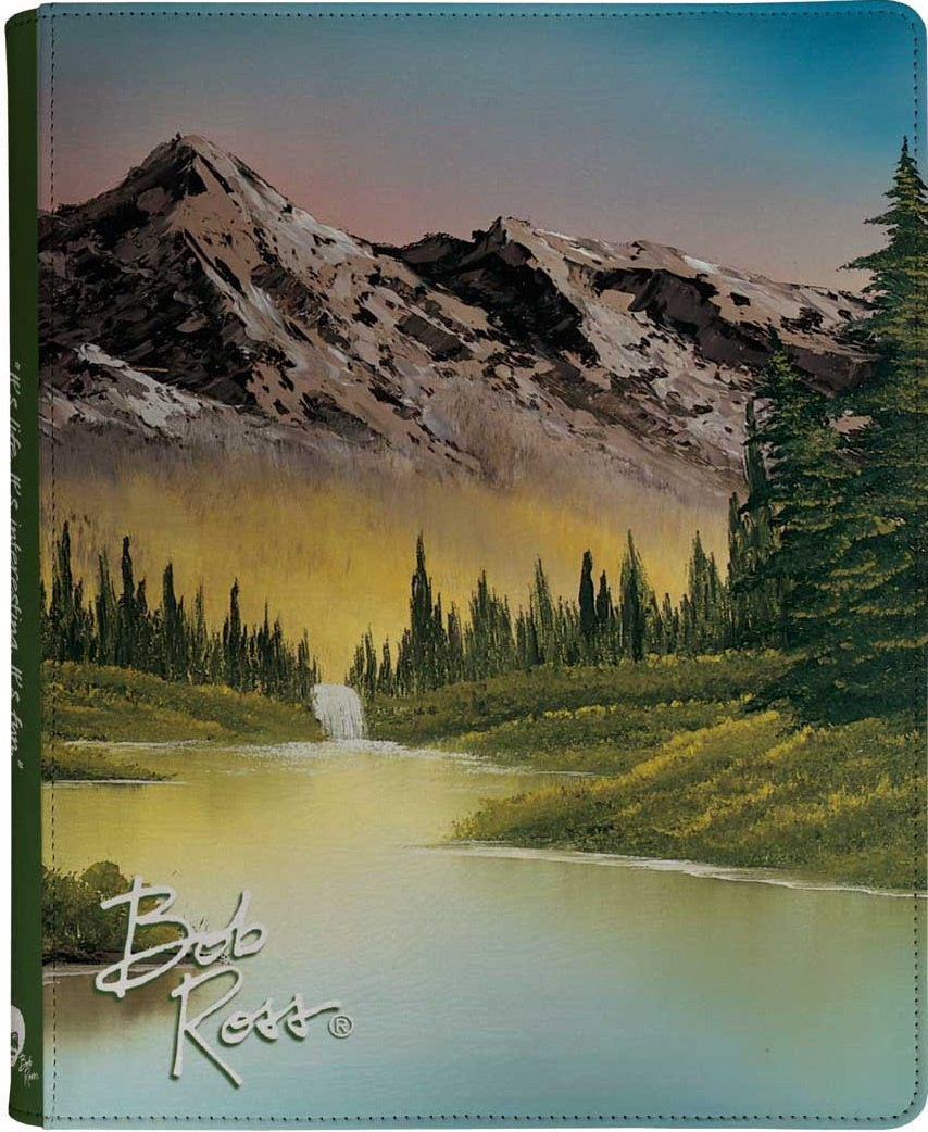 Ultra Pro Zip Binder Pro 9pkt Bob Ross Mountain Retreat
