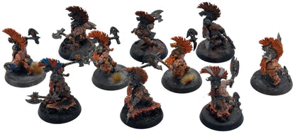 FYRESLAYERS 10 Vulkite Berzerkers #4 WELL PAINTED Warhammer Sigmar