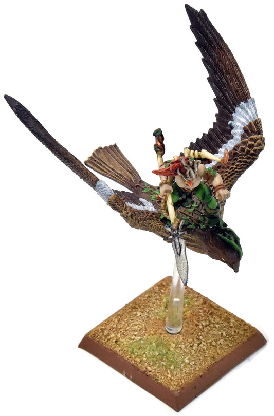 WOOD ELVES Warhawk Rider #3 PRO PAINTED METAL Fantasy