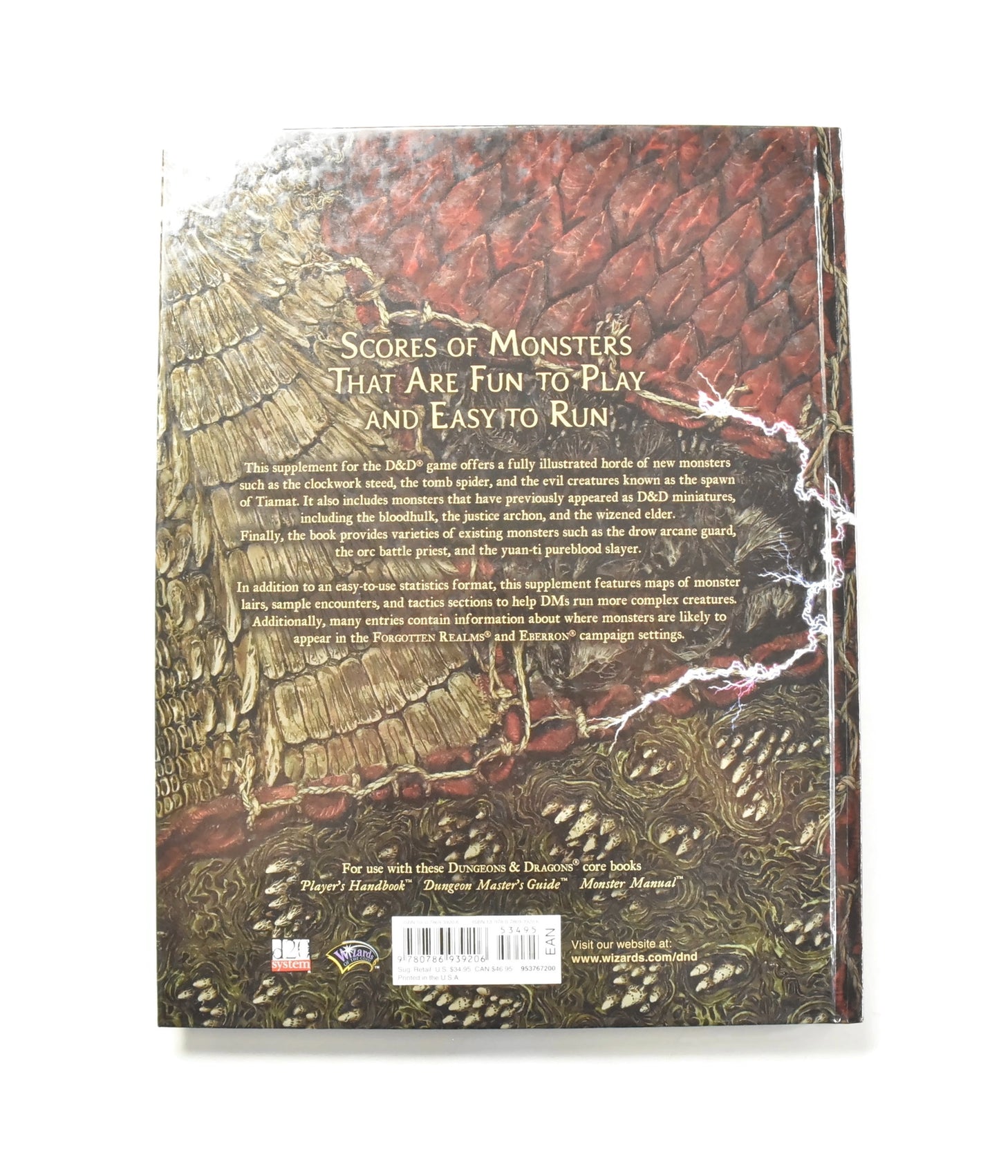 DUNGEONS & DRAGONS Monster Manual IV Book