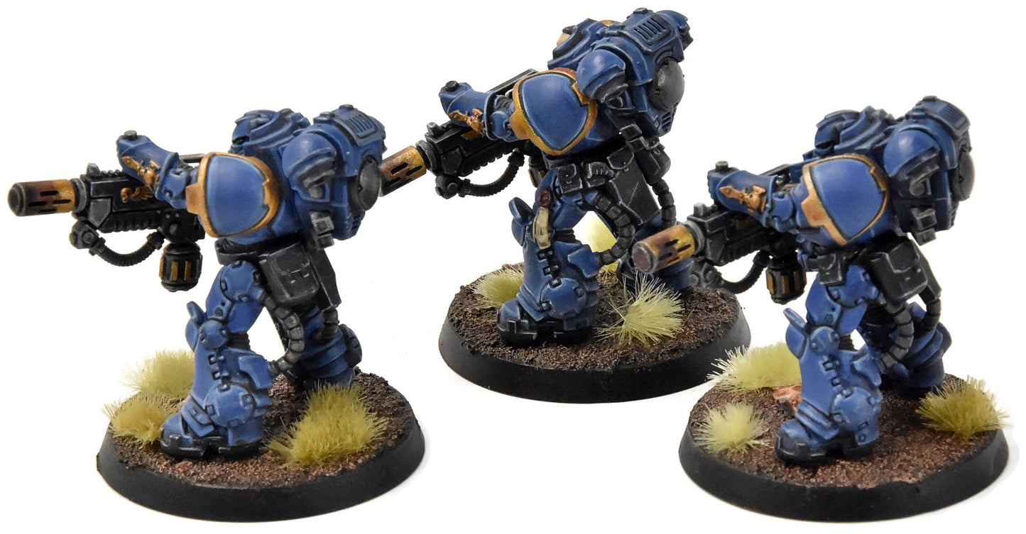 SPACE MARINES 5 Primaris Eradicators #1 WELL PAINTED Warhammer 40K