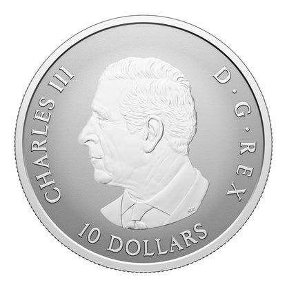 Gleaming Maple Leaves – 1/2 oz. Fine Silver Coin