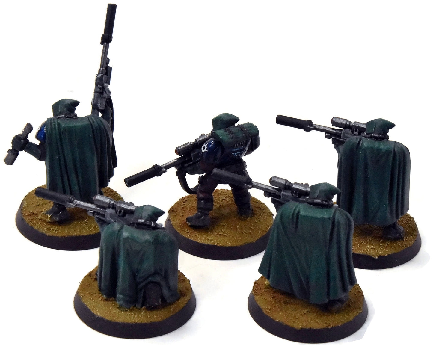 THOUSAND SONS 5 Scouts With Snipers #1 WELL PAINTED Warhammer 40K