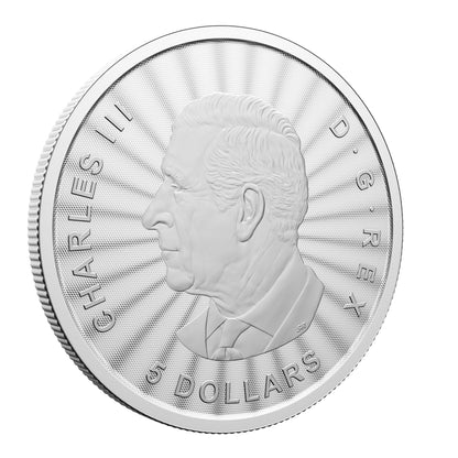 2025 The Majestic Polar Bear – 1 oz. $5 99.99% Pure Silver Coin