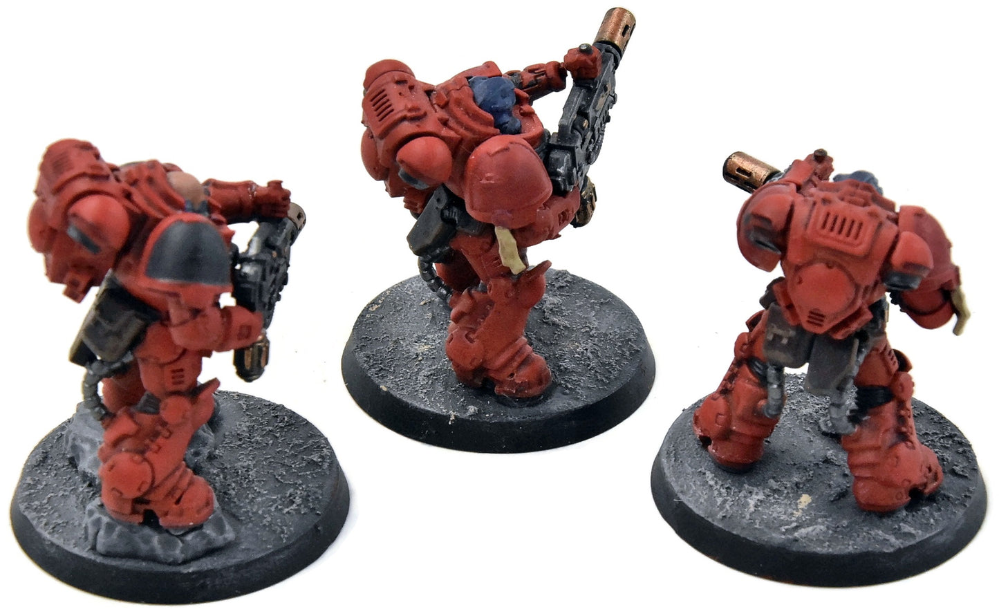 BLOOD ANGELS 3 Eradicators #2 WELL PAINTED Warhammer 40K