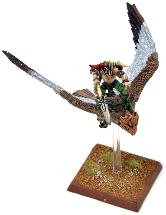 WOOD ELVES Warhawk Rider #2 PRO PAINTED METAL Fantasy