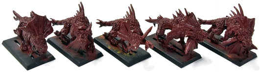 BLADES OF KHORNE 5 Flesh Hounds #1 missing 1 arm Sigmar