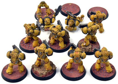 SPACE MARINES 10 Tactical Squad #1 Converted Warhammer 40K