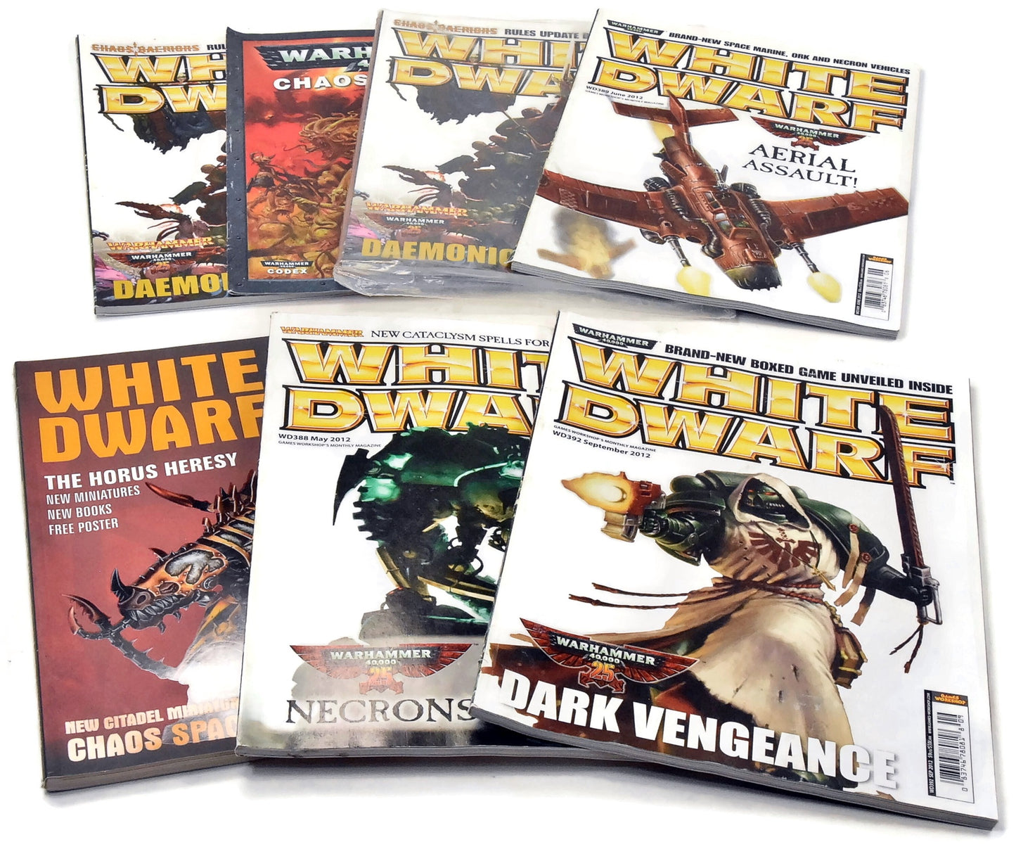 LOT WHITE DWARF & codex