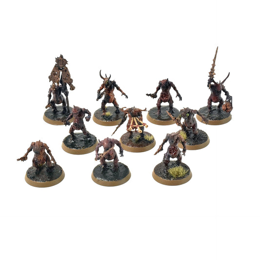 CHAOS DAEMONS 10 Plaguebearers #1 PRO PAINTED 40K SIGMAR