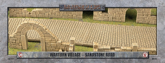 Battlefield In A Box - Wartorn Sandstone Road