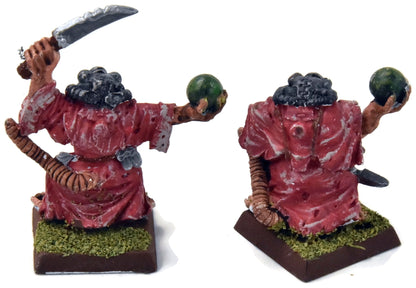 SKAVEN 2 Skryre Acolytes #6 METAL No backpacks Warhammer Fantasy