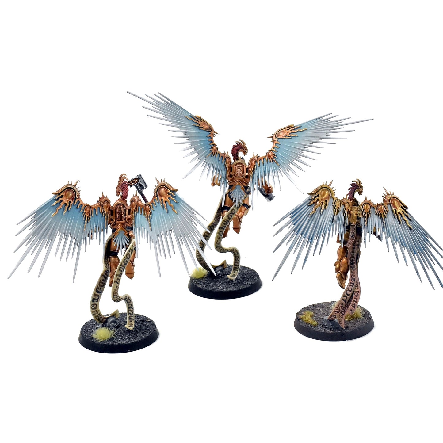 STORMCAST ETERNALS 3 Prosecutors with Celestial Hammers #2 PRO PAINTED