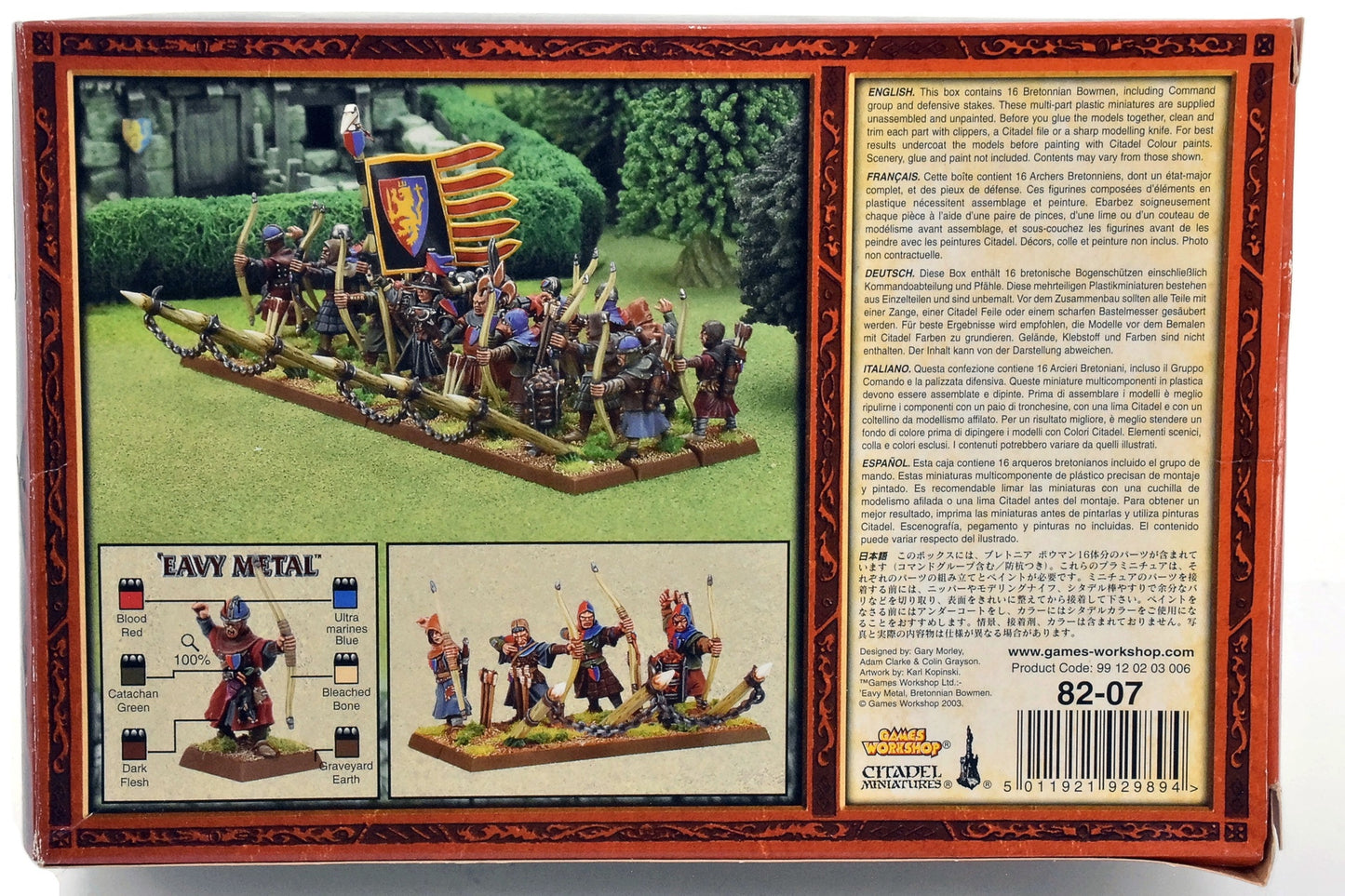 BRETONNIA Bowmen #1 Warhammer Fantasy Box