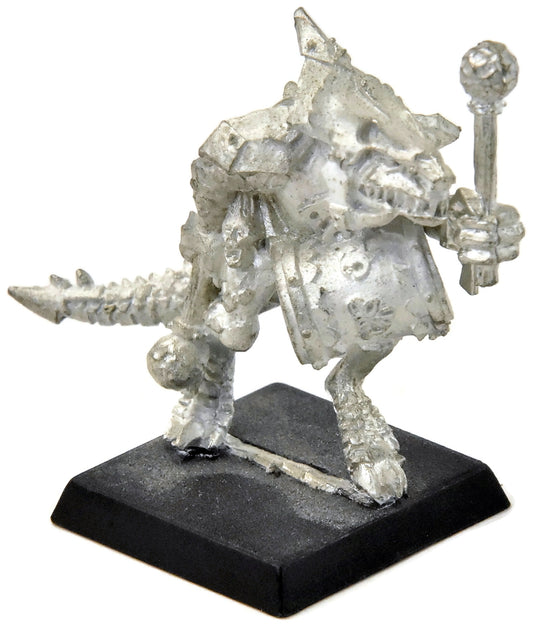 LIZARDMEN Saurus Musician Temple Guard #11 METAL Warhammer Fantasy