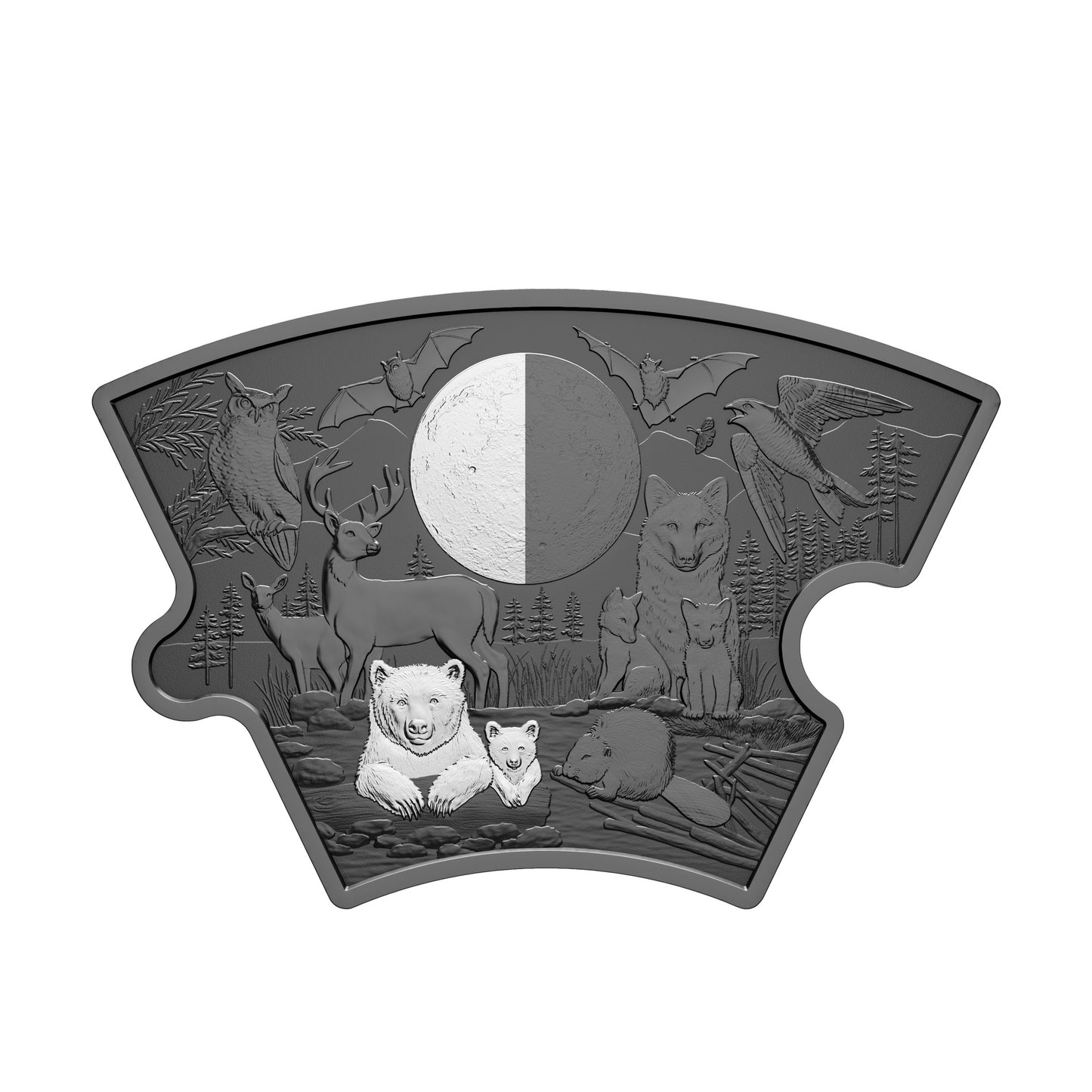 Fine Silver Puzzle Coin Set - Moon Phases (250338)