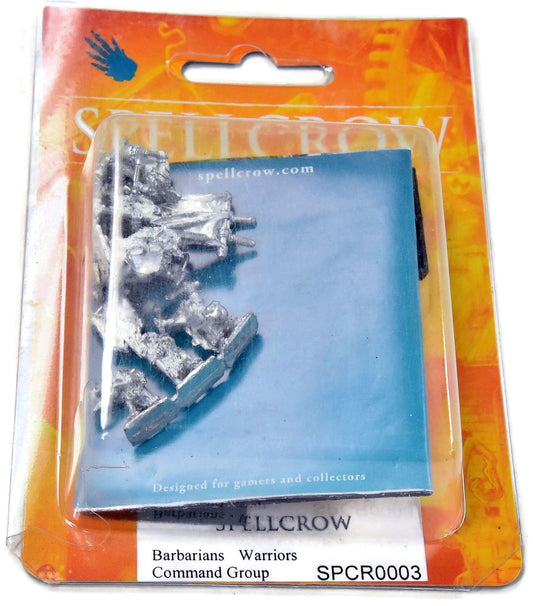 SPELLCROW Barbarians Warriors Command Group METAL
