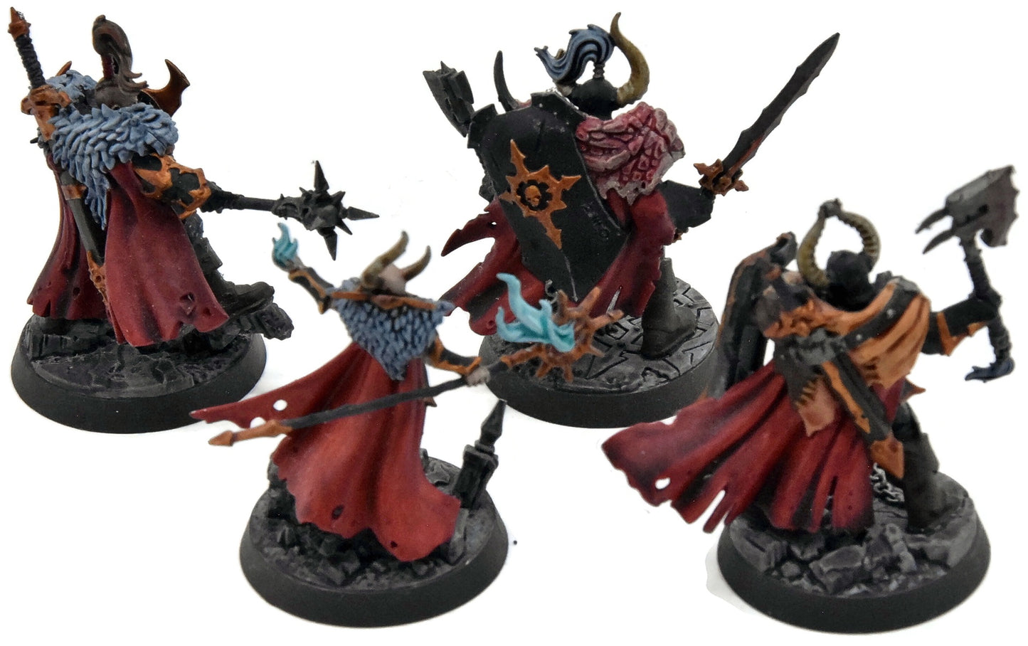 SLAVES TO DARKNESS 4 Khagra's Ravagers #1 WELL PAINTED Warhammer Sigmar