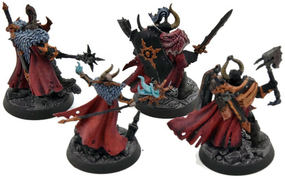 SLAVES TO DARKNESS 4 Khagra's Ravagers #1 WELL PAINTED Warhammer Sigmar