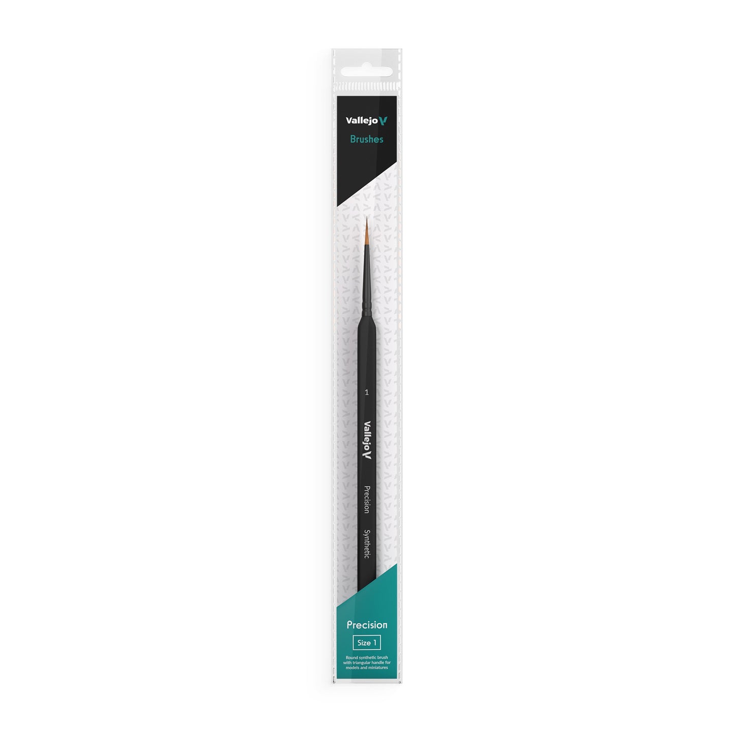 Vallejo - Round Synthetic Brush/triangle No. 1 (VAL-B03001)
