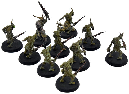 MAGGOTKIN OF NURGLE 10 Plaguebearers #6 WELL PAINTED Warhammer Sigmar