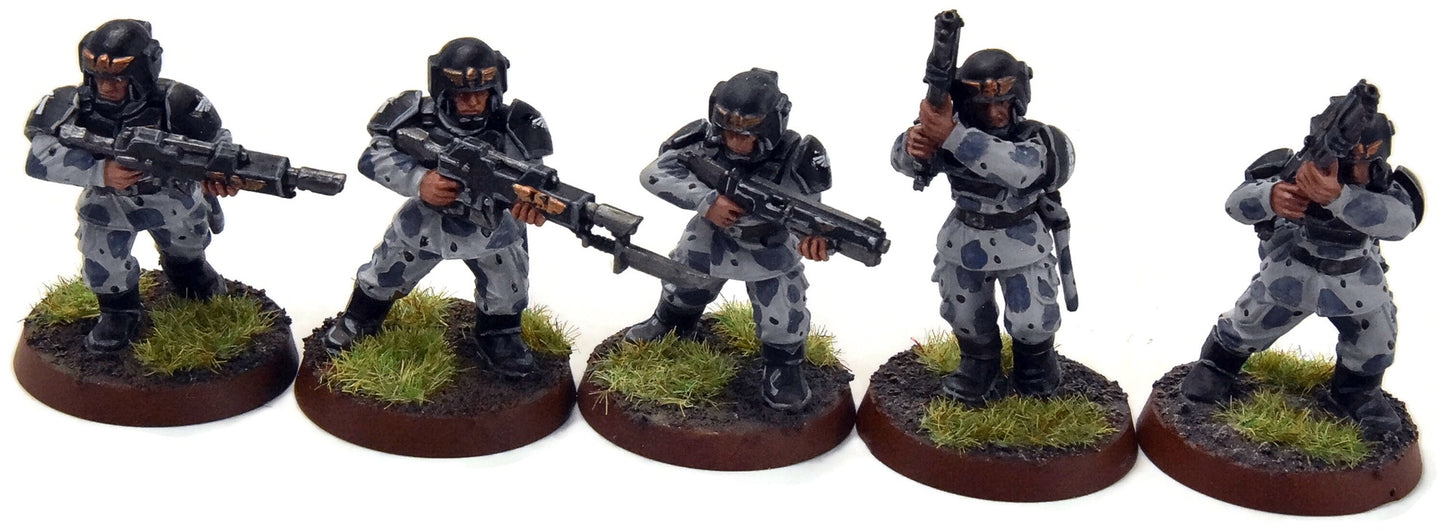 ASTRA MILITARIUM 10 Cadian Shock Troops #22 WELL-PAINTED Warhammer 40K