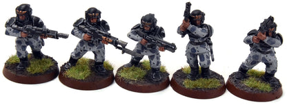 ASTRA MILITARIUM 10 Cadian Shock Troops #22 WELL-PAINTED Warhammer 40K