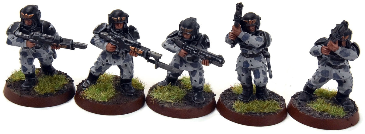 ASTRA MILITARIUM 10 Cadian Shock Troops #22 WELL-PAINTED Warhammer 40K