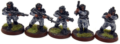 ASTRA MILITARIUM 10 Cadian Shock Troops #22 WELL-PAINTED Warhammer 40K