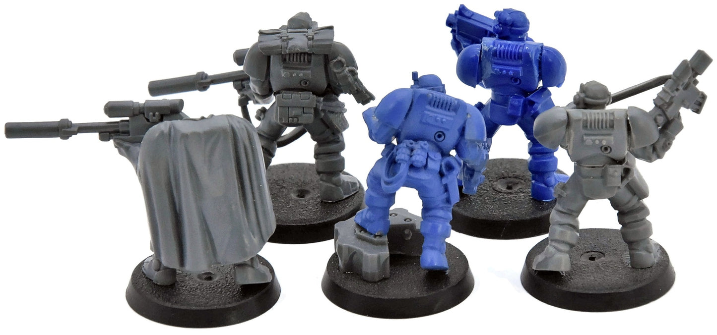 SPACE MARINES 5 Scouts with Sniper Rifles #7 Warhammer 40K
