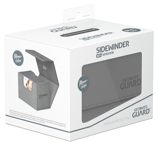 Ultimate Guard Deck Case Sidewinder 80+ Monocolor Grey