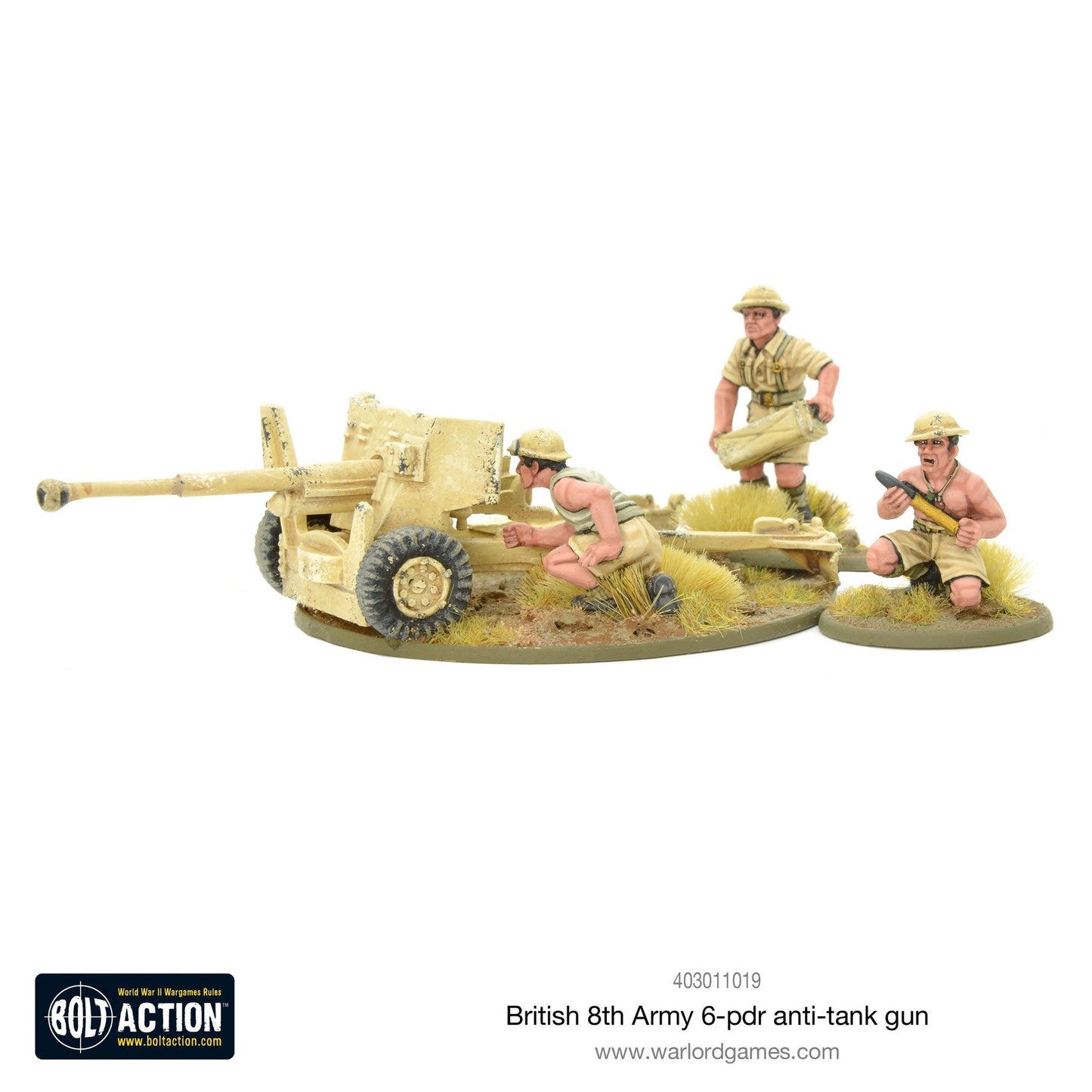Bolt Action - 8th Army 6 pounder ATG