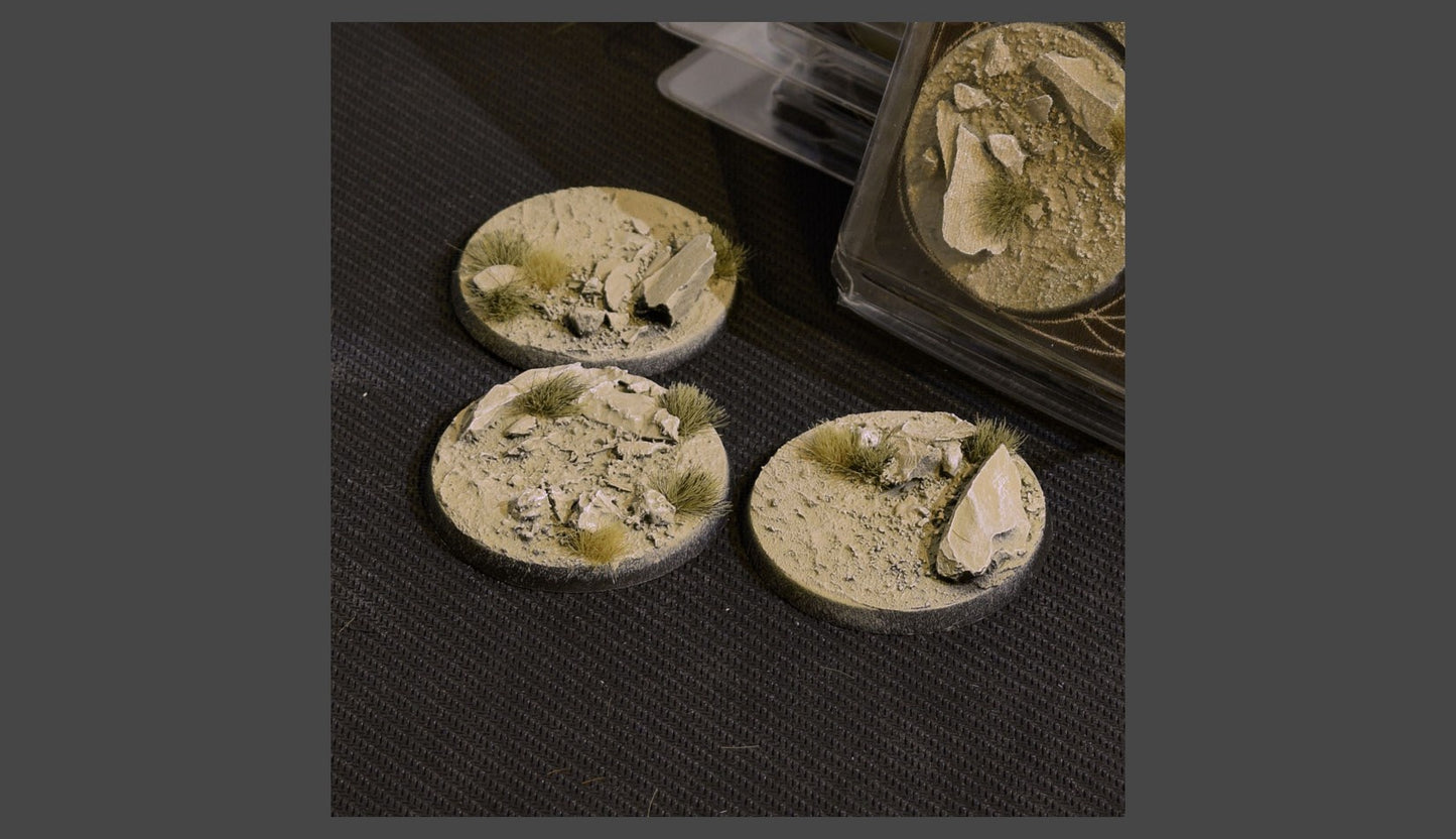 Arid Steppe Bases Round 50mm (3)